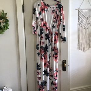 Floral maxi dress
